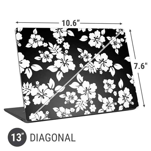 Black and White Universal Laptop 13in (10.6 x 7.6in) Skin